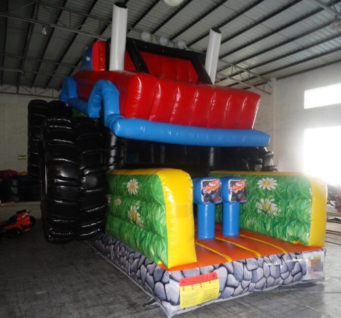 monster truck bouncy castle 2